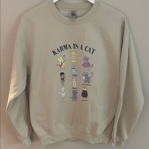 “Karma Is a Cat” Taylor Swift Eras Tour Albums Sweatshirt